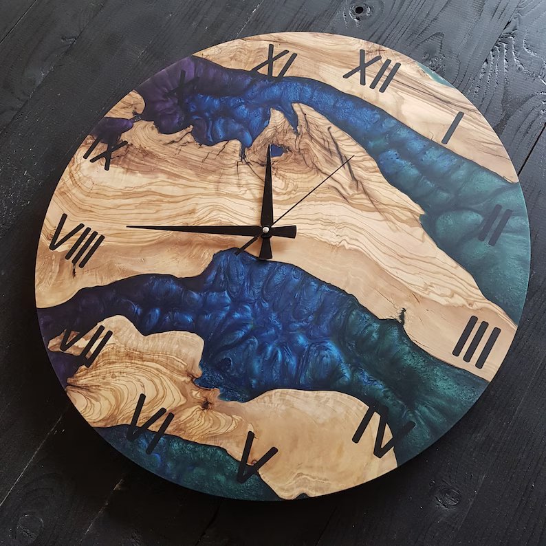 Celestial Chronometer Epoxy Clock