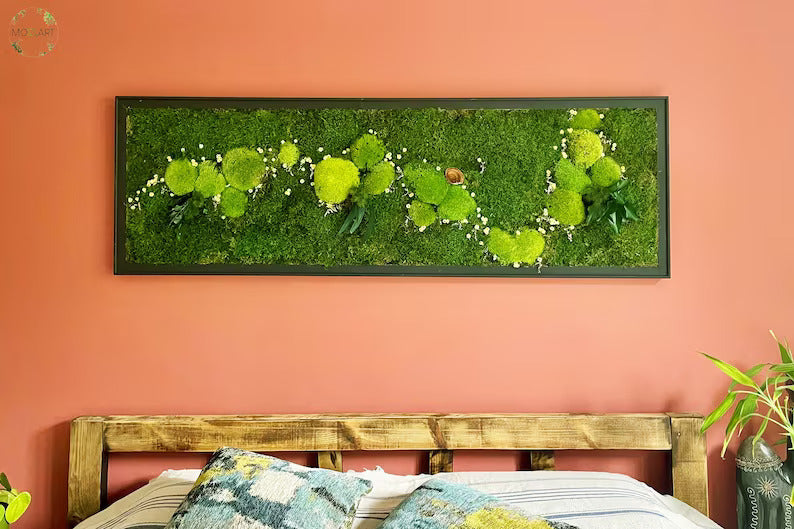 Nature's Tapestry Moss Art