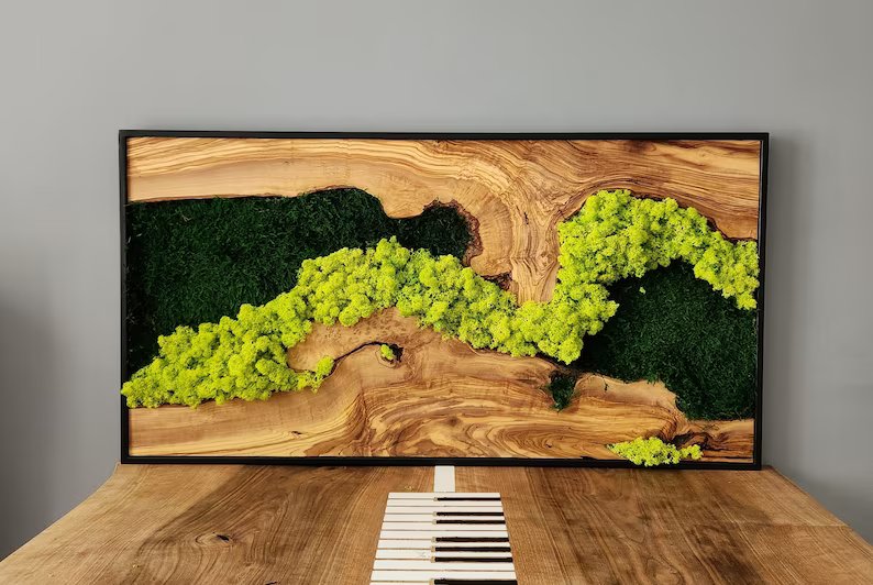 Mossy Symphony Moss Art