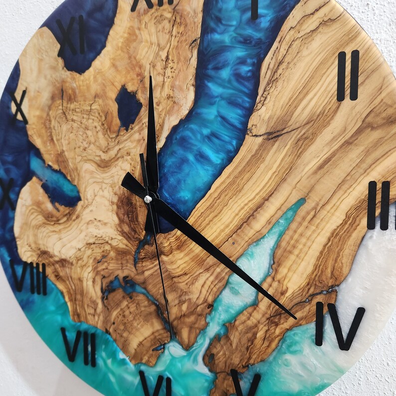 Nebula Wall Watch Epoxy Clock